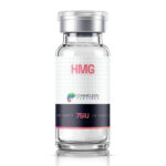HMG 75IU research peptide vial - Chameleon Peptides