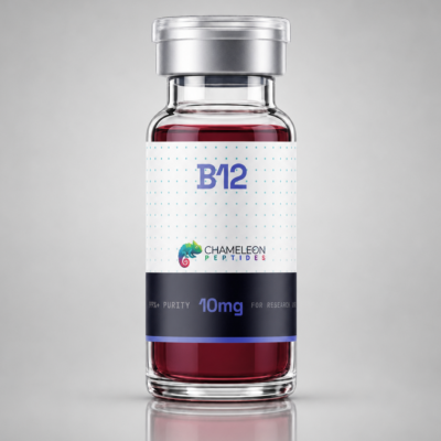 B12 10mg vial render