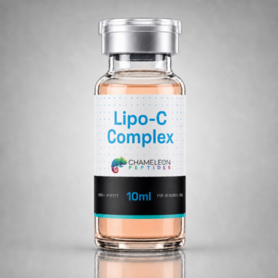 Lipo-C Complex 10ml vial with rich peach fluid