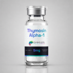 Thymosin Alpha-1 5mg research peptide vial render