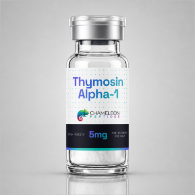 Thymosin Alpha-1 5mg research peptide vial render